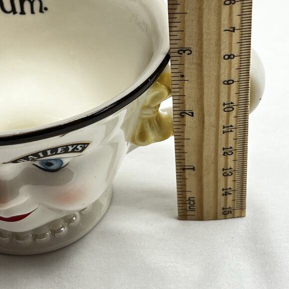 Baileys Limited Edition Yum His Her Coffee Cups Mugs Winking Eye Face Whimsical - Picture 9 of 9